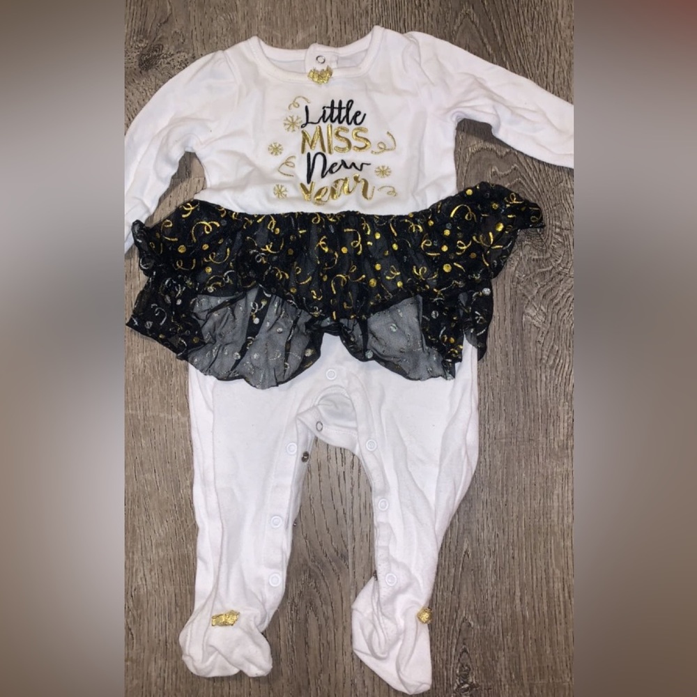 New years 6 month baby girl outfit